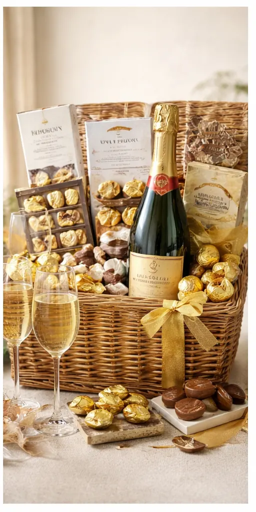 Fizz and chocolate hamper